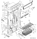 Diagram for 3 - Freezer Section, Trim & Components