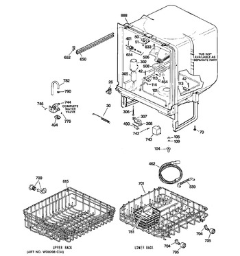 Diagram for GSM2204N10WW