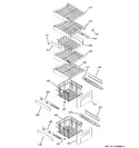 Diagram for 5 - Freezer Shelves