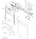 Diagram for 1 - Escutcheon & Door Assembly