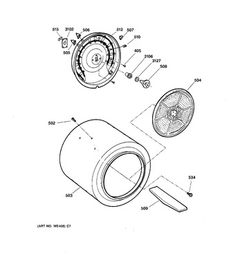 Diagram for DHDSR46EG3WW