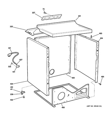 Diagram for DISR473CG3WW