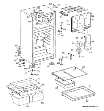 Diagram for GTS18RBSBRWW