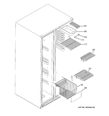 Diagram for GCE23LBWHFWW