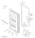 Diagram for 1 - Freezer Door