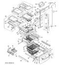 Diagram for 1 - Doors & Shelves