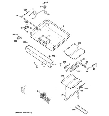 Diagram for JGBP25DEM3WW