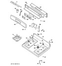 Diagram for 2 - Control Panel & Cooktop