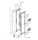 Diagram for 1 - Freezer Door