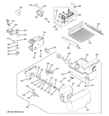 Diagram for ESH25JFXAWW