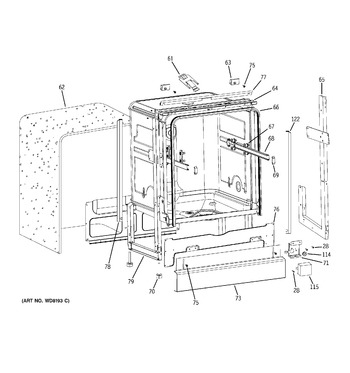 Diagram for GHDA696P00SS