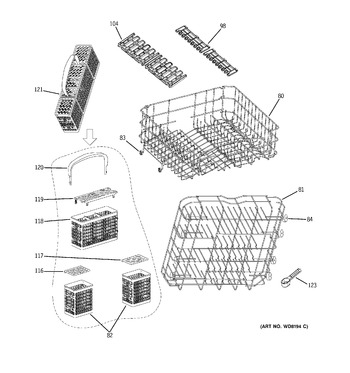 Diagram for GHDA696P00SS