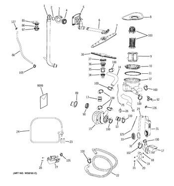 Diagram for GHDA696P00SS