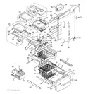 Diagram for 1 - Doors & Shelves