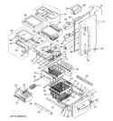 Diagram for 1 - Doors & Shelves