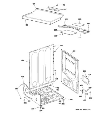 Diagram for DBSR463EG6WW