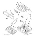 Diagram for 2 - Control Panel & Cooktop