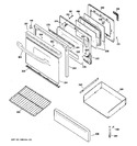 Diagram for 4 - Door & Drawer Parts