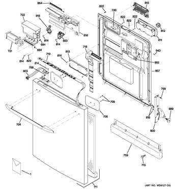 Diagram for PDW9800N00BB