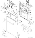 Diagram for 1 - Escutcheon & Door Asssembly