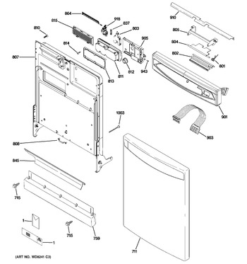 Diagram for PDW7800P00WW