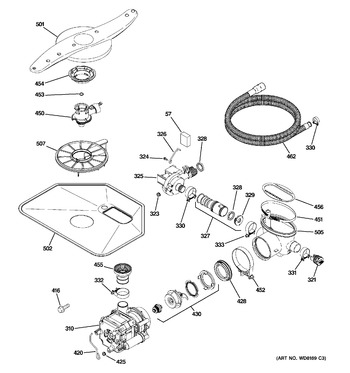 Diagram for PDWT400P00WW