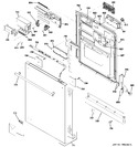 Diagram for 1 - Escutcheon & Door Assembly