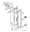 Diagram for 1 - Freezer Door