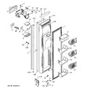 Diagram for 1 - Freezer Door