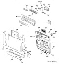 Diagram for 1 - Escutcheon & Door Asssembly