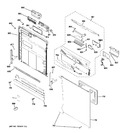 Diagram for 1 - Escutcheon & Door Assembly