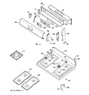 Diagram for 2 - Control Panel & Cooktop