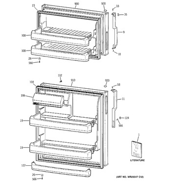 Diagram for GTS18HCSDRWW