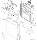 Diagram for 1 - Escutcheon & Door Assembly