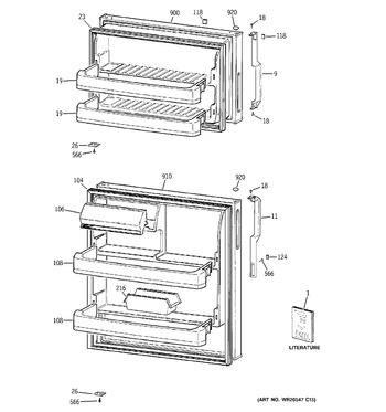 Diagram for GTE16HBWMRWW