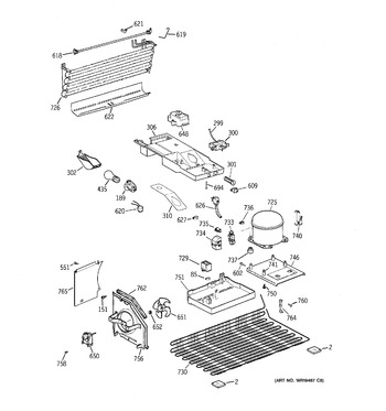 Diagram for GTE16HBWMRWW