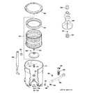 Diagram for 3 - Tub, Basket & Agitator