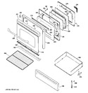 Diagram for 4 - Door & Drawer Parts