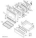 Diagram for 4 - Door & Drawer Parts