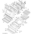 Diagram for 4 - Door & Drawer Parts