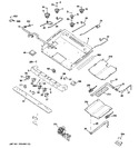 Diagram for 1 - Gas & Burner Parts