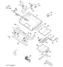 Diagram for 1 - Gas & Burner Parts