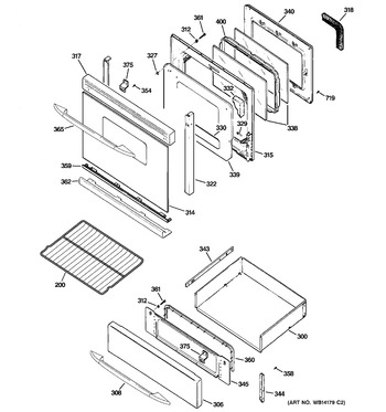 Diagram for PGB916DEM3WW