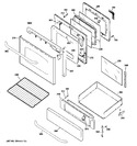 Diagram for 4 - Door & Drawer Parts