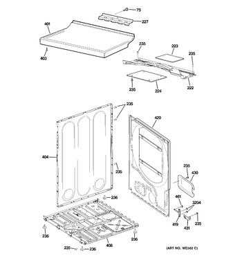 Diagram for DBSR463EG7WW