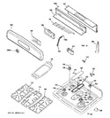 Diagram for 2 - Control Panel & Cooktop