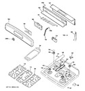 Diagram for 2 - Control Panel & Cooktop