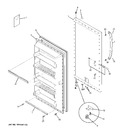 Diagram for 1 - Freezer Door