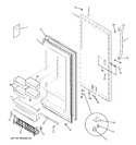 Diagram for 1 - Freezer Door