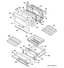 Diagram for 4 - Door & Drawer Parts